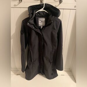 Roots Elkpoint Long Softshell Jacket with Detachable Hood